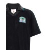 'Towelling' jacquard polo shirt