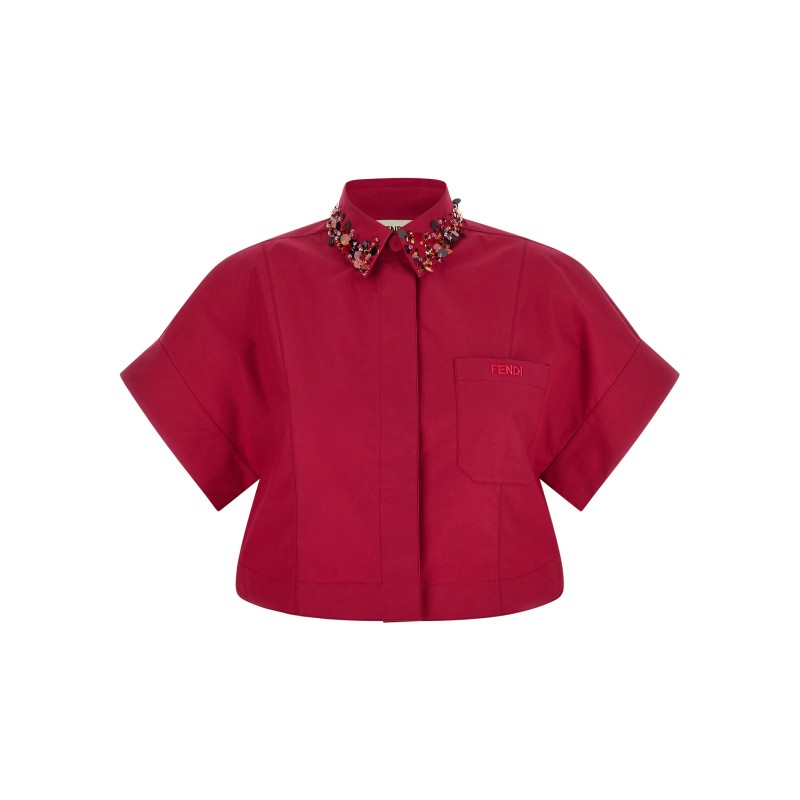 Shirt with embroidery