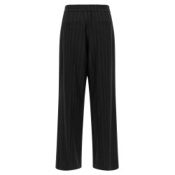 Micro sequin pinstripe pants