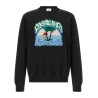 'Palm Tree Emblem' embroidered sweatshirt