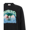 'Palm Tree Emblem' embroidered sweatshirt