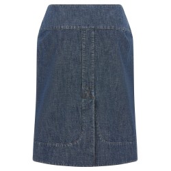 Chambray denim skirt