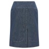 Chambray denim skirt