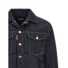 Padded 'Hybrid' trucker jacket