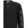 'Diag Arrow Fuzzy' sweater with intarsia