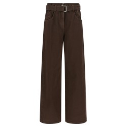 Belted jeans