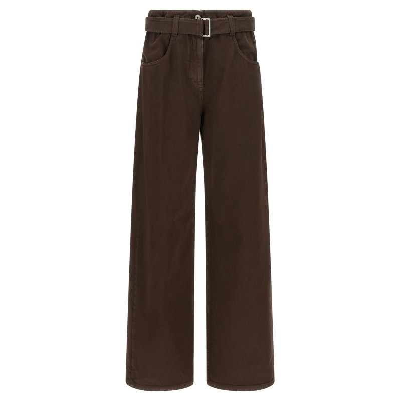 Belted jeans