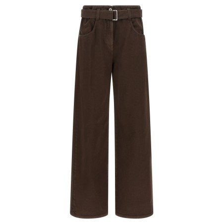 Belted jeans