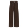 Belted jeans