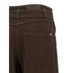 Belted jeans