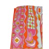 'Angoli' print twill skirt