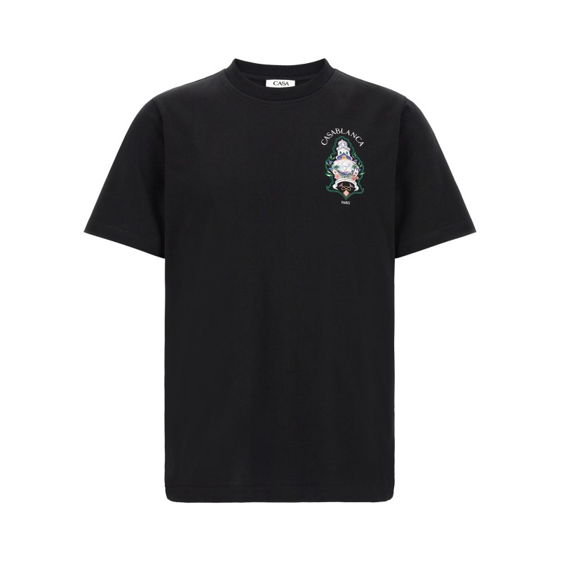 T-shirt with 'Hotel Emblem' print