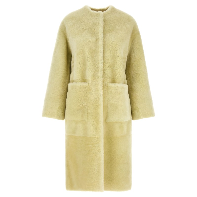 Long fur coat