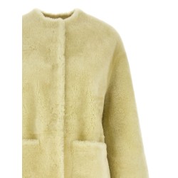 Long fur coat