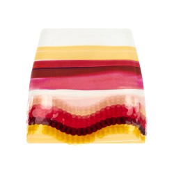 Striped cotton skirt