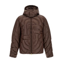 'Monogram' quilting down jacket