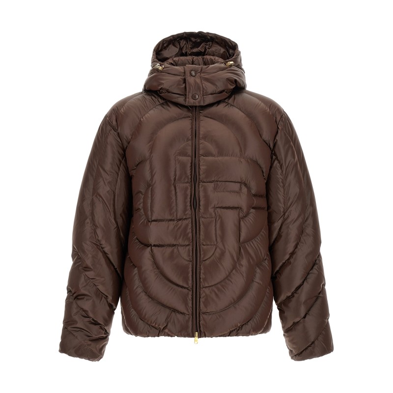 'Monogram' quilting down jacket