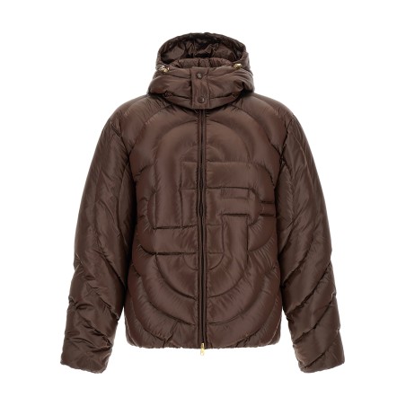 'Monogram' quilting down jacket