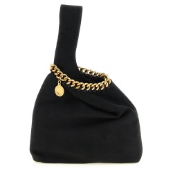 'Wristlet' suede handbag
