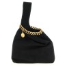 'Wristlet' suede handbag