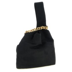 'Wristlet' suede handbag