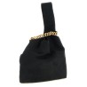 'Wristlet' suede handbag
