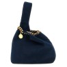 'Null' suede handbag