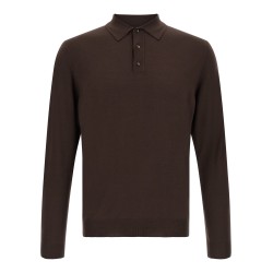 Long sleeve polo shirt