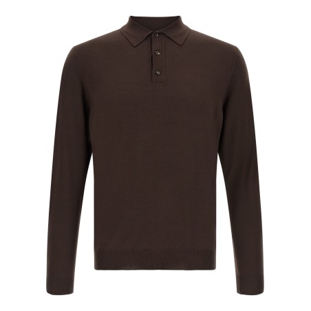 Long sleeve polo shirt