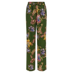 Floral print trousers