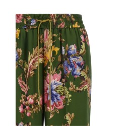 Floral print trousers