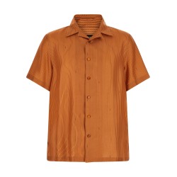 'Selleria' stitching silk shirt