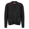 Greek pattern cardigan