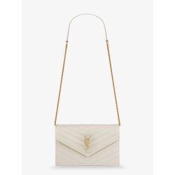 Envelope leather crossbody bag