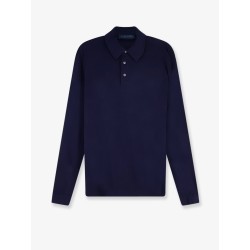 Wool polo shirt