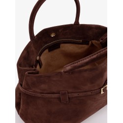 Le Cambon 35 suede handbag