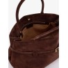 Le Cambon 35 suede handbag