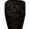 Embroidered knitted skirt