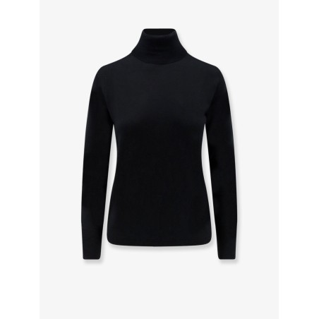 Virgin wool turtleneck sweater
