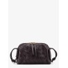 Leather clutch with Intrecciato Concert motif
