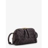 Leather clutch with Intrecciato Concert motif