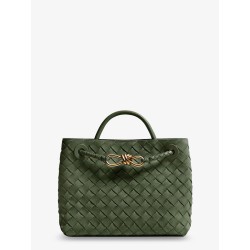 Small Andiamo suede handbag with Intrecciato motif