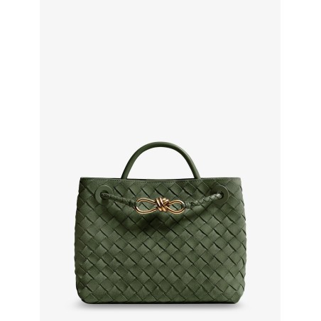 Small Andiamo suede handbag with Intrecciato motif