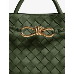 Small Andiamo suede handbag with Intrecciato motif