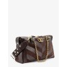Panthea suede and leather shoulder bag