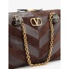 Panthea suede and leather shoulder bag