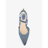 Colibrì Lite flat mesh slingback with FF embroidery