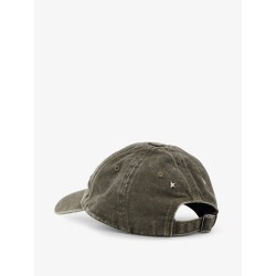Decostructed washed cotton baseball cap