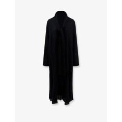 Rounded Neckline recycled viscose dress
