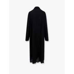 Rounded Neckline recycled viscose dress